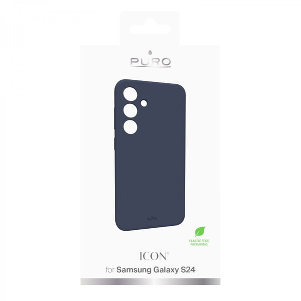 Samsung Galaxy S24 Cover Icon Blå