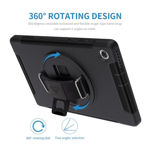 Lenovo Tab M10 Plus TB-X606F Deksel Regntett Robust Deksel Håndstropp