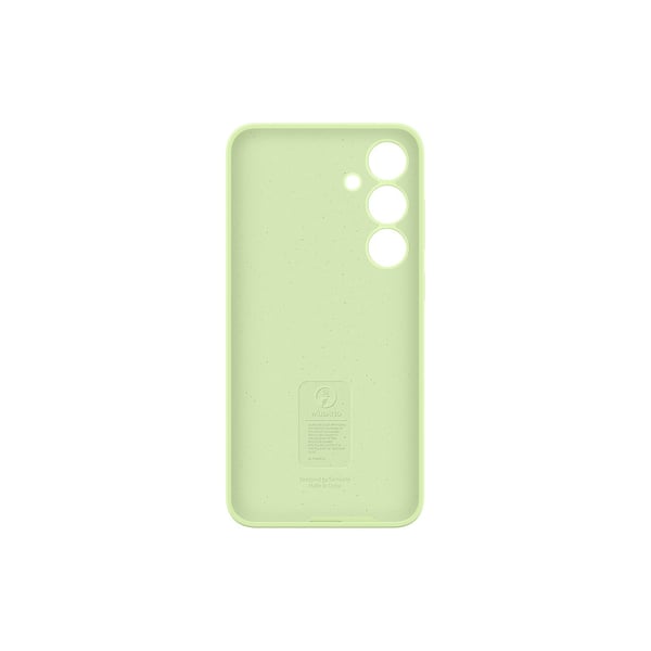 Original Galaxy S24 Plus Deksel Silikondeksel Lys Grønn