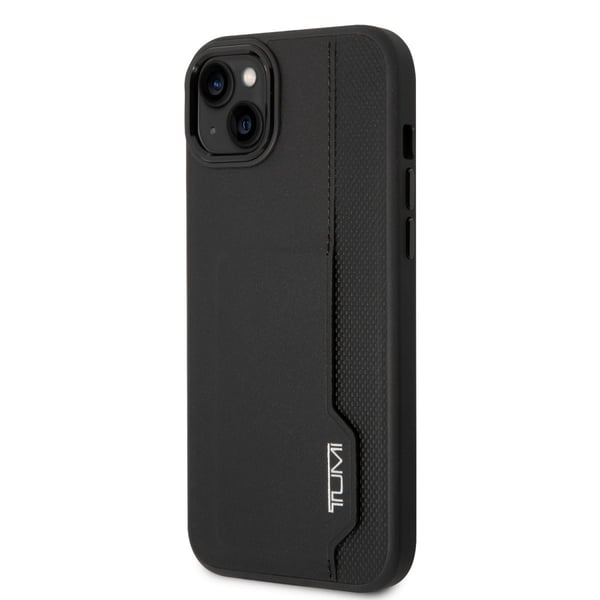 iPhone 14 Plus -kotelo, pystysuuntainen korttipaikka, musta