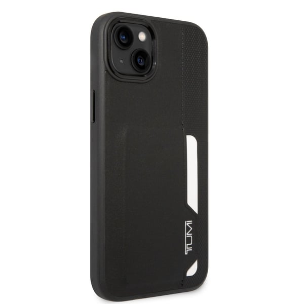iPhone 14 Plus -kotelo, pystysuuntainen korttipaikka, musta