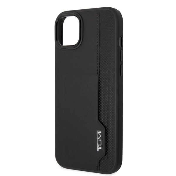 iPhone 14 Plus -kotelo, pystysuuntainen korttipaikka, musta