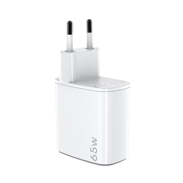 65W GaN Seinälaturi 2xUSB-C & USB-A