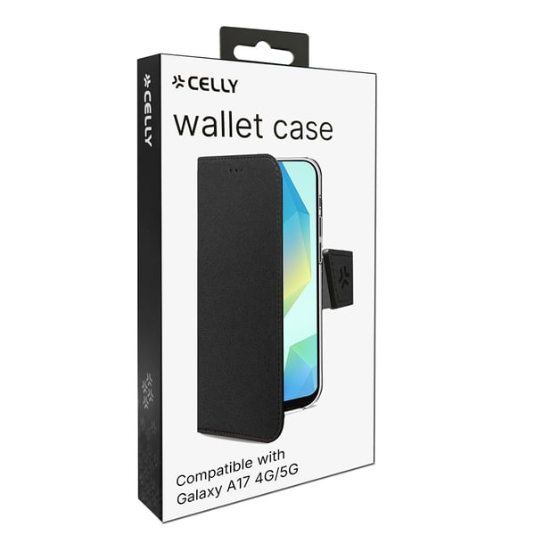Samsung Galaxy A17 Deksel Wally Lommebok Etui Svart