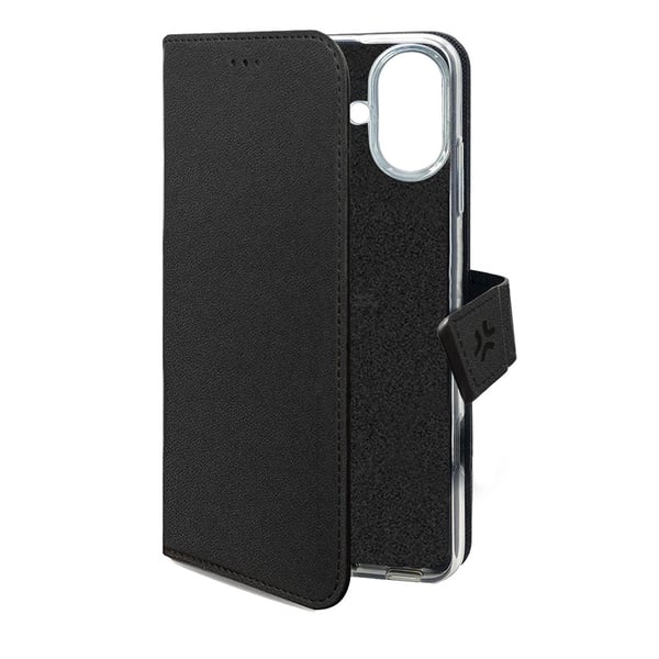iPhone 17 Deksel Wally Lommebok Etui Svart