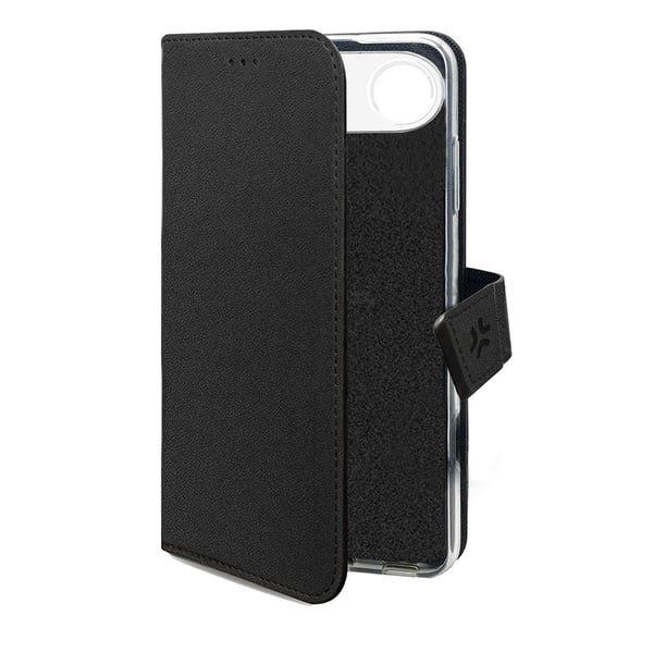 iPhone Air -suojakuori Wally Wallet -kotelo, musta