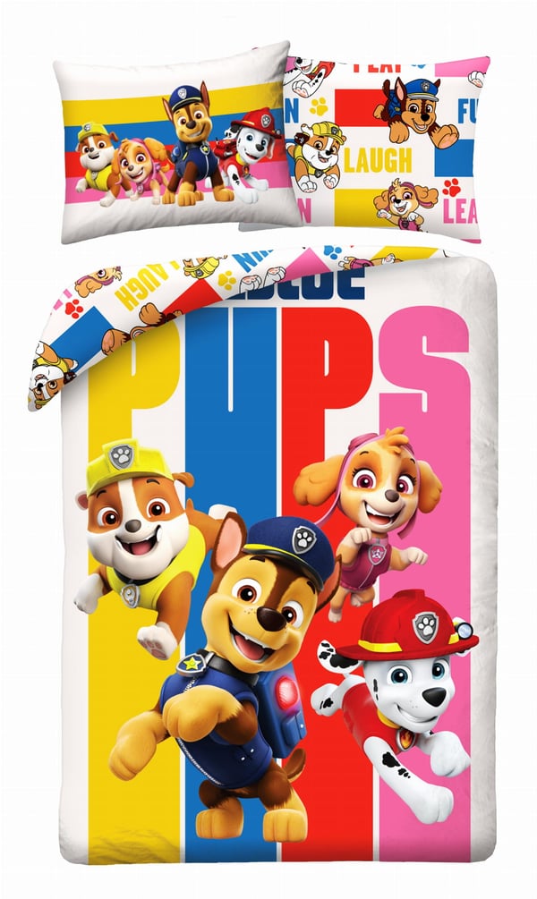 Paw Patrol Børnesengesæt 160x200 Hunde