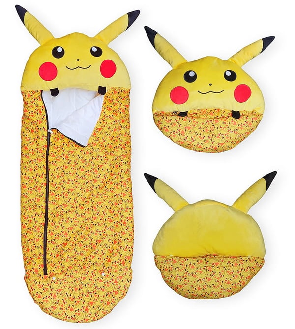 Lasten makuupussi päiväkotiin 50x130 Pokemon Pikachu