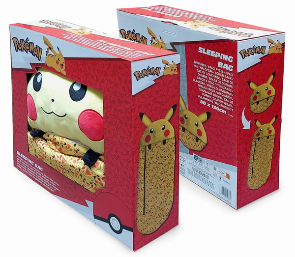 Pokémon Pikachu sovesæk til daginstitution 50x130 cm