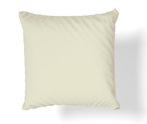 Örngotti jerseytaiteesta 40x40 kerääväri ja vaalea keltainen