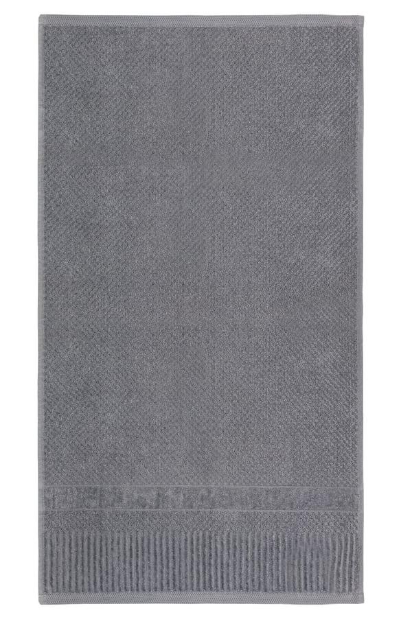 Ivo håndklæde 50x90 grå 550g 100% bomuld