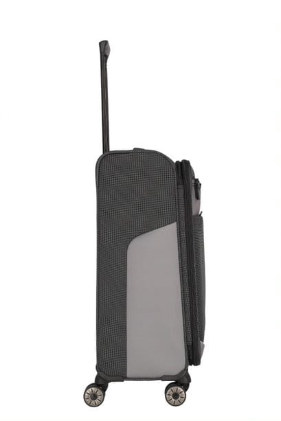 Travelite Via resväska grå och svart medium 66 cm