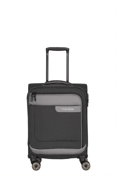 Travelite Via resväska grå och svart medium 66 cm