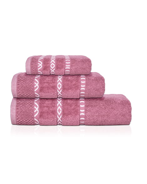 Gino handduk 30x50 rosa 550g 100% bomull