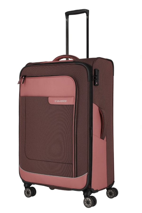 Travelite Via resväska rosa stor 77cm