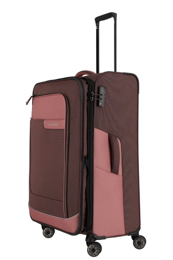 Travelite Via resväska rosa stor 77cm