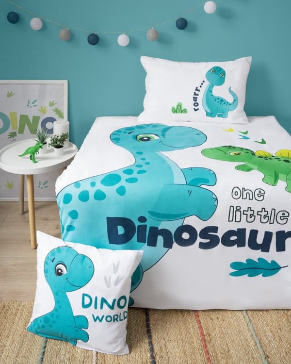Babysengetøj 100x135 Dino, bomuld