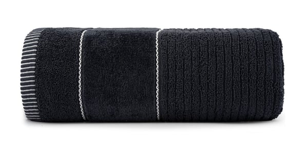 Teo handduk 30x50 cm grafit 470g 100% bomull med velour Teo handduk 30x50 cm grafit 470g 100% bomull med velour