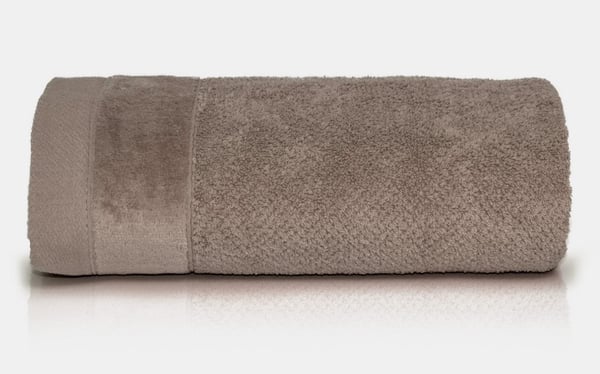 Vito Håndklæde 50x90 Beige Taupe 550g 100% Bomuld