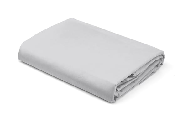 Satiinikangaslakan 220x200 litteä ilman joustokelmaa hopea