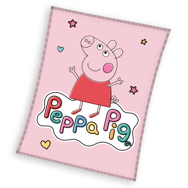 Peppa Pig fleecepeittelyy 110x140 cm