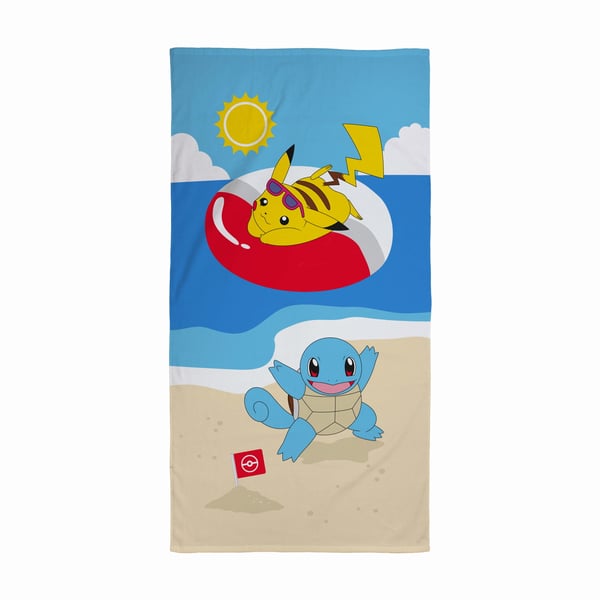 Pokémon Pikachu strandhandduk 70x140 cm Pokémon Pikachu strandhandduk 70x140 cm