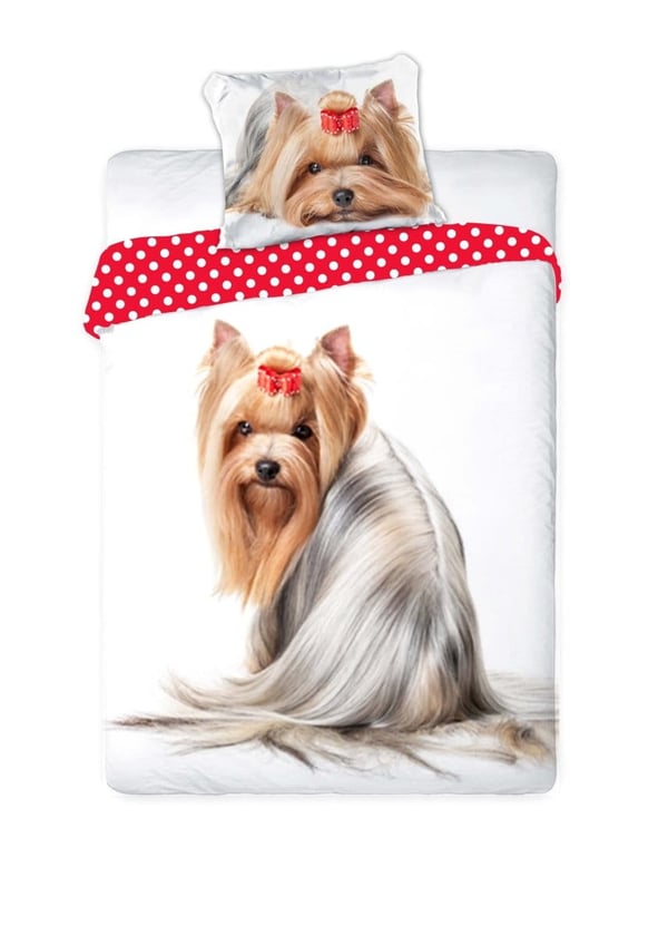 Dog York vuodevaatteet 140x200 puuvilla