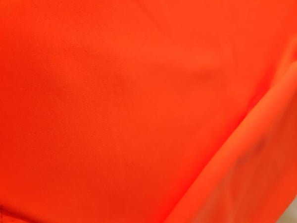 Stretchtyg Orange Polyester