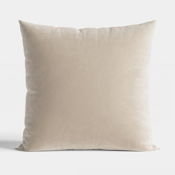 Tyynyliina 40x40 Koristeellinen Sametti Vaaleanbeige Tyynyliina 40x40 Koristeellinen Sametti Vaaleanbeige