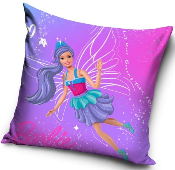 Barbie Ariel barnkudde 40x40 sammet