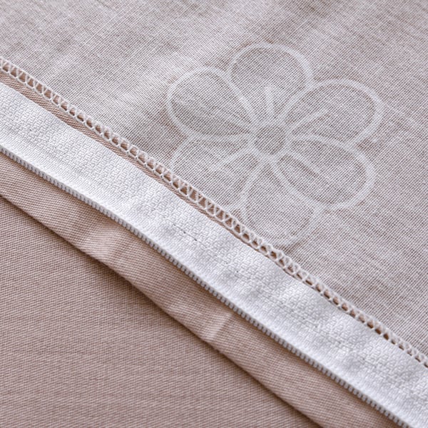 Silkkiä muistuttavat vuodevaatteet 160x200cm kevätkukat roosa