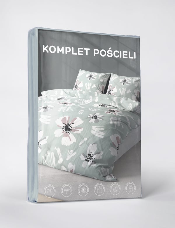 Sängynpeitteet 220x200 satiini mikrofiiberi kukat mintunvihreä