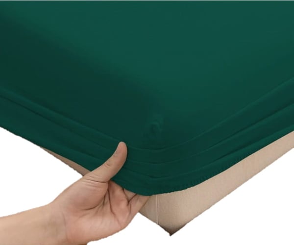 Jerseytaikinapussi 160x200 tummanvihreä