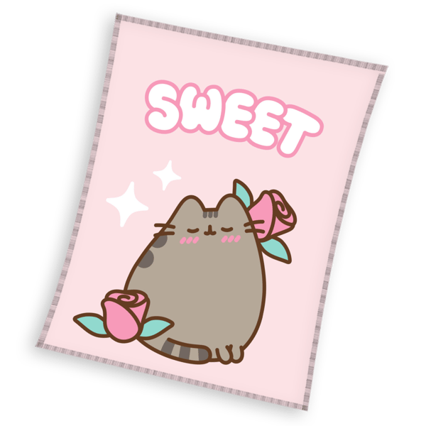 Pusheen So Sweet Rose 150x200 fleecetaitos