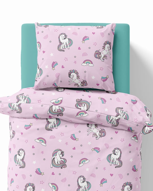 Lasten vuodevaatteet 140x200 Yksisarvinen XOXO Dreams