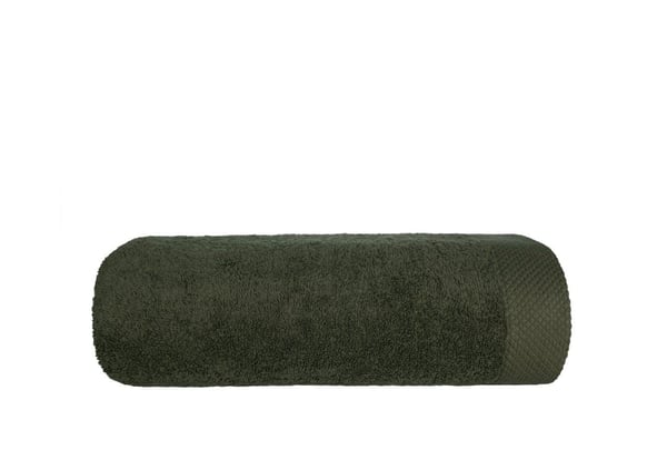 Håndklæde 50x90 Boho tykt grønt 100% bomuld 500g blødt Premium
