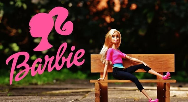 Pudebetræk 40X40 mikrofiber Barbie Havfrue