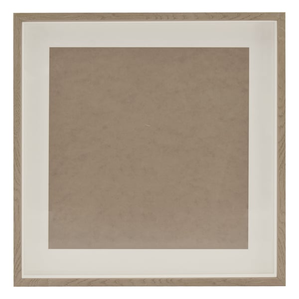 3D-fotoram djup låda 50x50 cm kvadratisk Sonoma-ek tryffel