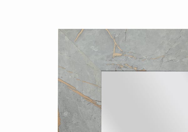 Spejlprofil 70/15 med ydermål 50x120 cm, grå Caspio