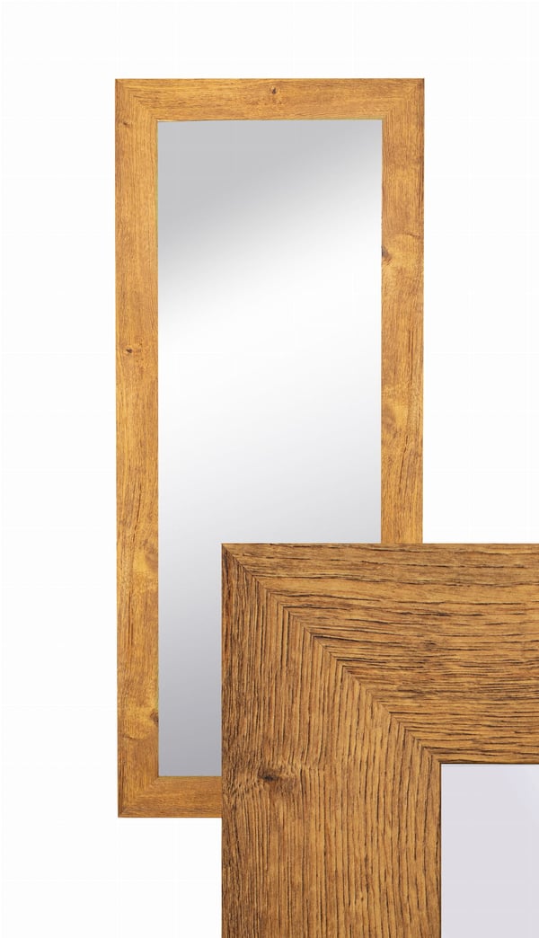Spejlprofil 70/15, udvendige mål 50x120 cm, Waterford Oak
