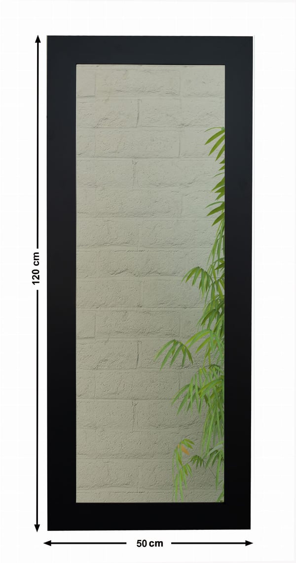 Spegelprofil 70/15 peiliprofiili 50x120 cm musta