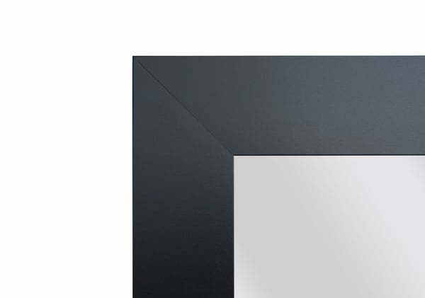 Spegelprofil 70/15 peiliprofiili 50x120 cm musta