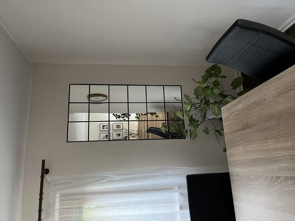 Sarja 9 glamouroosaa neliöidä seinäpeiliä BD-taidekorisilla