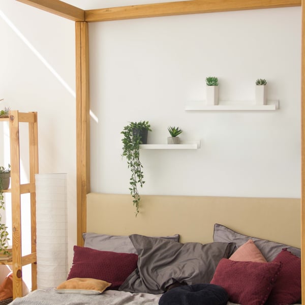 BD ART billedhylde 50 cm hvid (P)