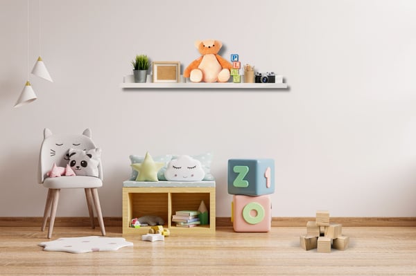 BD ART billedhylde 100 cm hvid (P)
