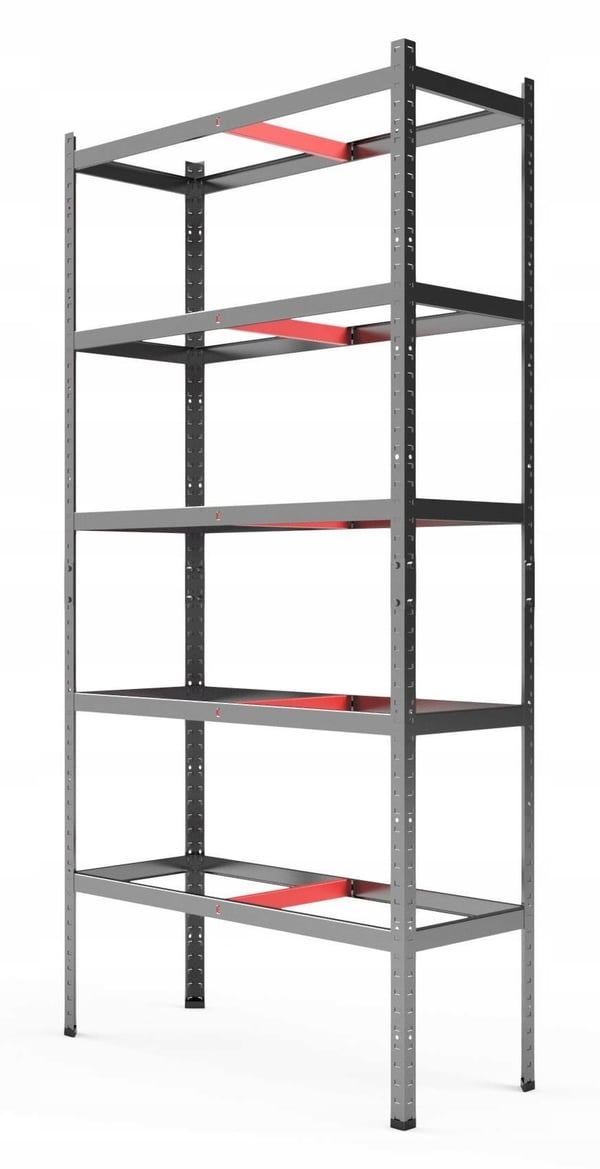 Metal garageværkstedsreol 5P 220x110x45
