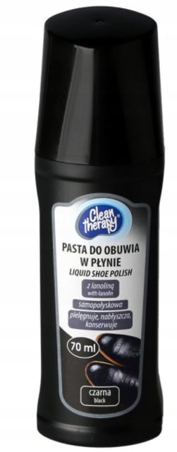 Flytande skokräm 70ml svart