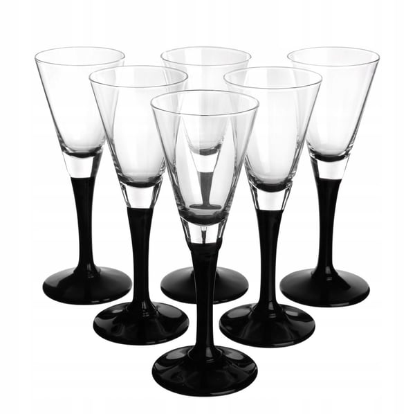 Sæt 6 shotglas til likør og vodka 50 ml ONYX