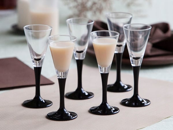 Sæt 6 shotglas til likør og vodka 50 ml ONYX