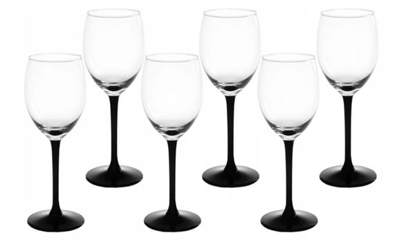 Sæt hvidvinsglas ONYX 6 stk